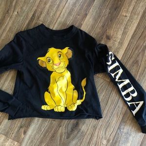 Lion King crop top long sleeve Disney